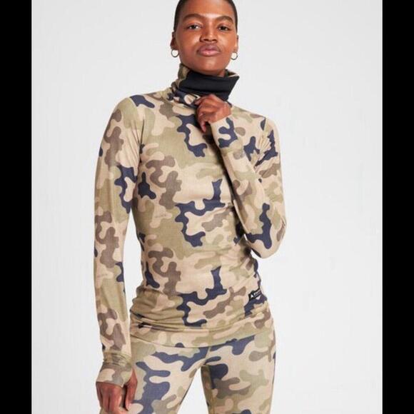 NWT Burton Women's Burton Midweight Base Layer Camouflage Long Neck Shirt Sz S - Picture 10 of 10